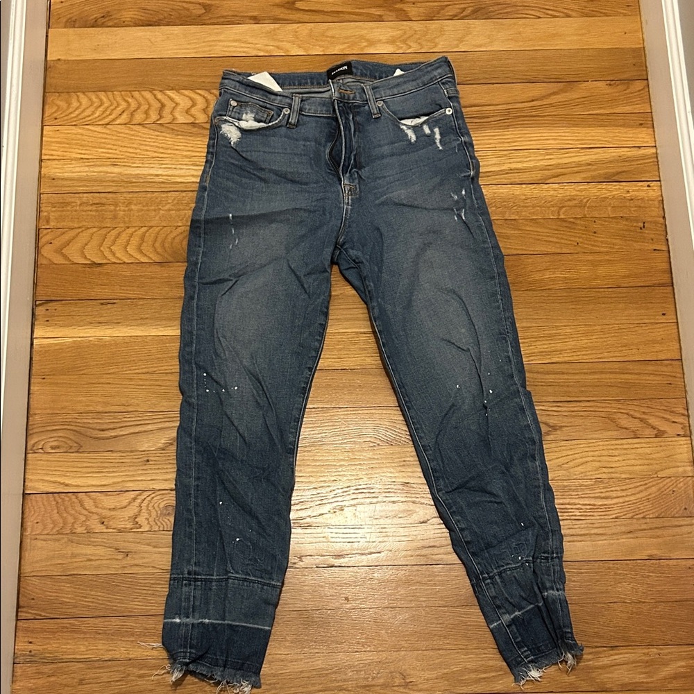 Hudson Distressed Blue Jeans